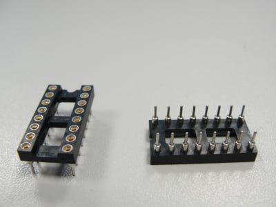 SOCKET 16pins  Press-fit ic