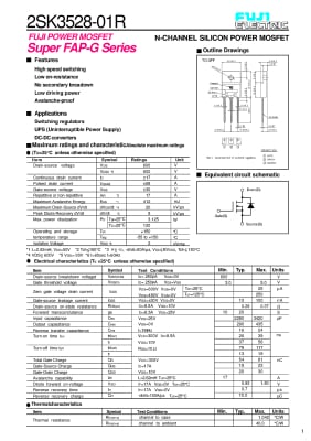 2SK3528 TO-3PF