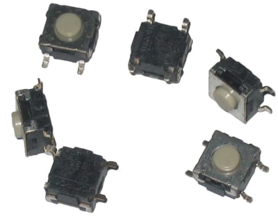 Tact Switch 4P 6x6 h4.3mm B3S-1000 SMD