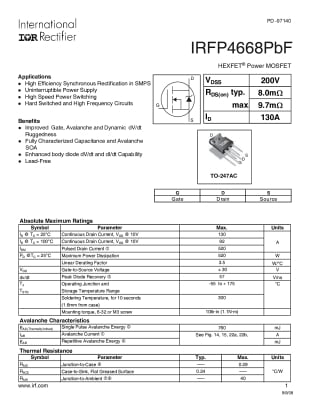 IRFP4668PBF TO-247