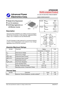 AP9930GM SO-8