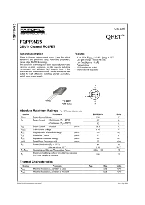 FQPF9N25 TO-220