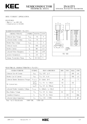 2SA1271 TO-92