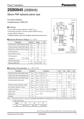 2SB945 TO-220F