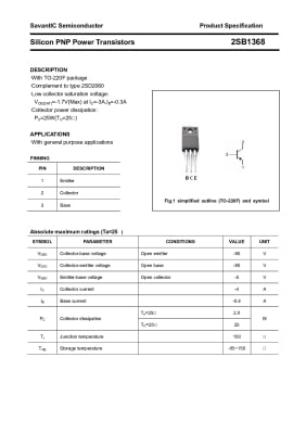 2SB1368 TO-220F