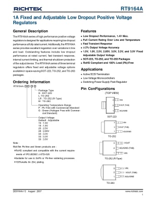 RT9164A18PLR TO-252