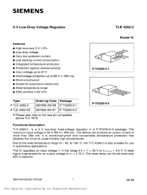 TLE4260-2SP TO-220-5