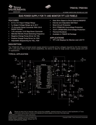 TPS65160 TSSOP-28