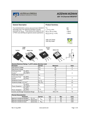 AOD444 TO-252DPAK