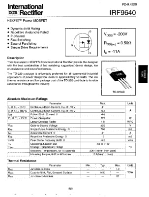 IRF9640 TO-220