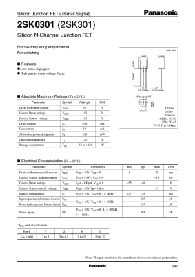 2SK301 TO-92