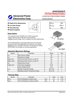 AP40T03GP TO-220