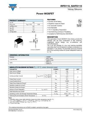 IRFD110 SDIP-4