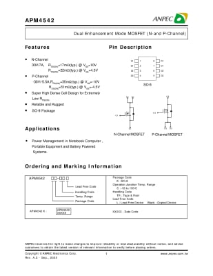 APM4542 SO-8