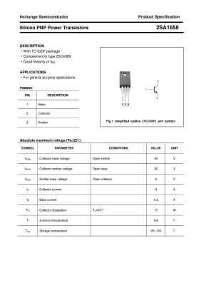 2SA1658 TO-220F