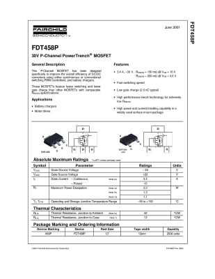 FDT458P SOT-223