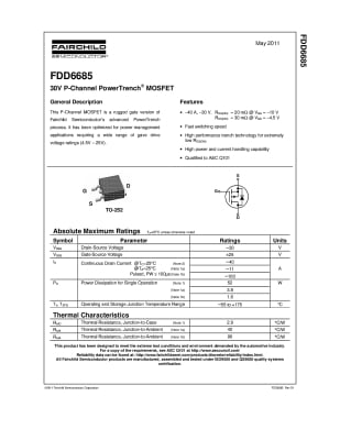 FDD6685 TO-252D2PAK