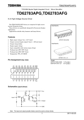 TD62783AFG  SOP-18