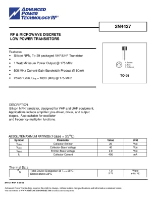 2N4427 TO-39