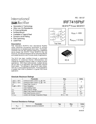 IRF7416PBF SO-8