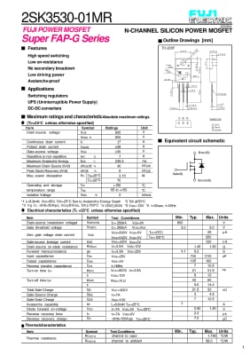 2SK3530 TO-220F