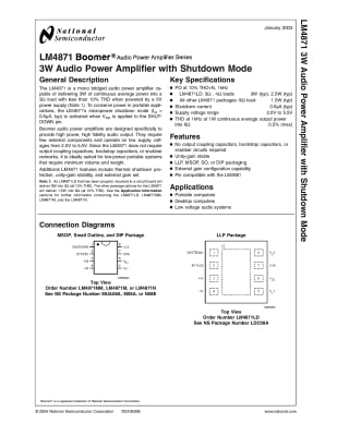 LM4871M SO-8