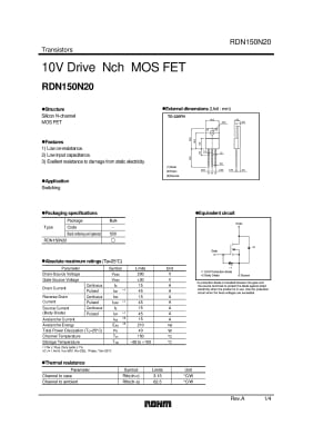 RDN150N20 TO-220F