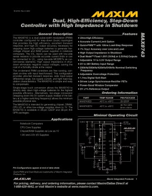 MAX8743EEI QSOP-28