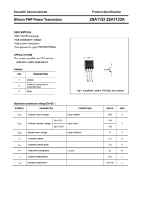 2SA1133 TO-220