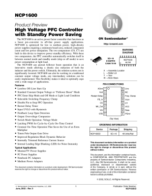 XCP1600D SMD SOP-16