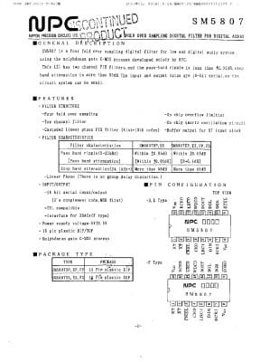 SM5807ES SO-16