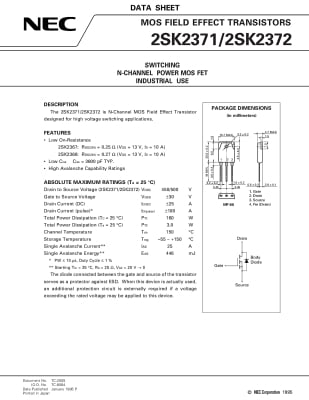 2SK2371 TO-3P