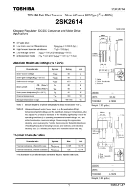 2SK2614 TO-252D2PAK