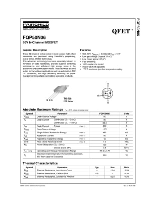 FQP50N06 TO-220