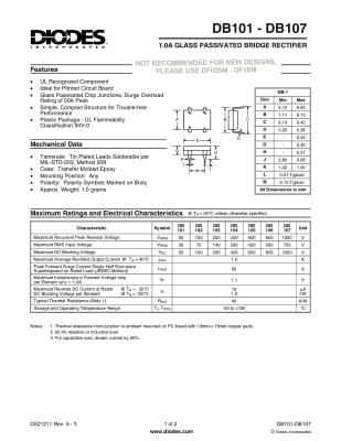 BRIDGE DB107/S DB157  DIP-4