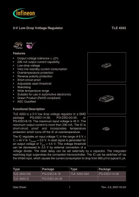 TLE4263GM PDSOP-14