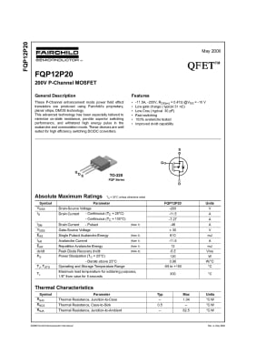 FQP12P20 TO-220