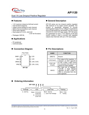 AP1120B SOP-8