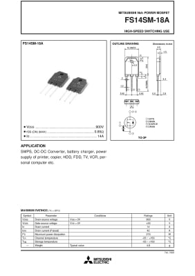 FS14SM-18A TO-3P