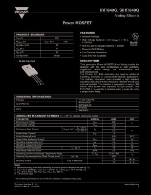 IRFI840G TO-220F