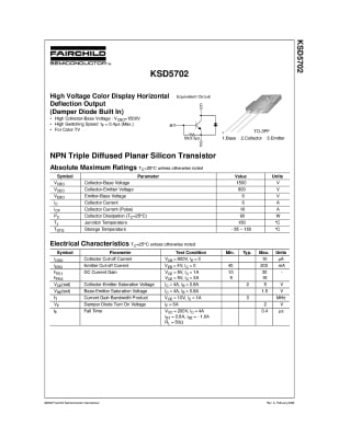 KSD5702 TO-3PF