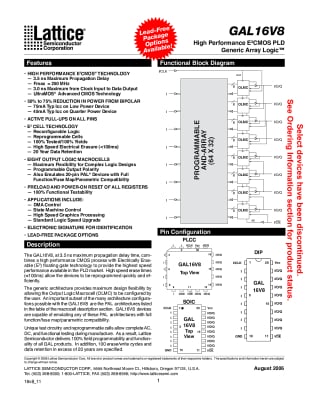 GAL16V8D-25QP DIP-20