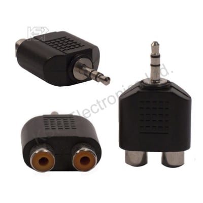 AD-133 2RCA to 3.5mm Jack AC-011