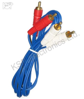 CABLE 2/2RCA 1.5 BLUE Sky