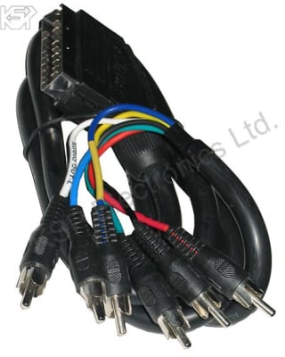 Cablu SCART-6RCA 1.5m