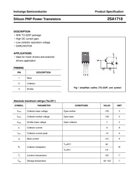 2SA1718 TO-220F