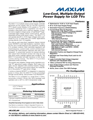 MAX17113ETL QFN-40