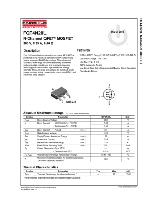 FQT4N20LTF SOT-223