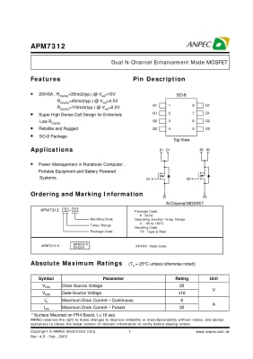 APM7312 SO-8