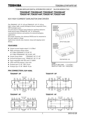 TD62064AP DIP-16